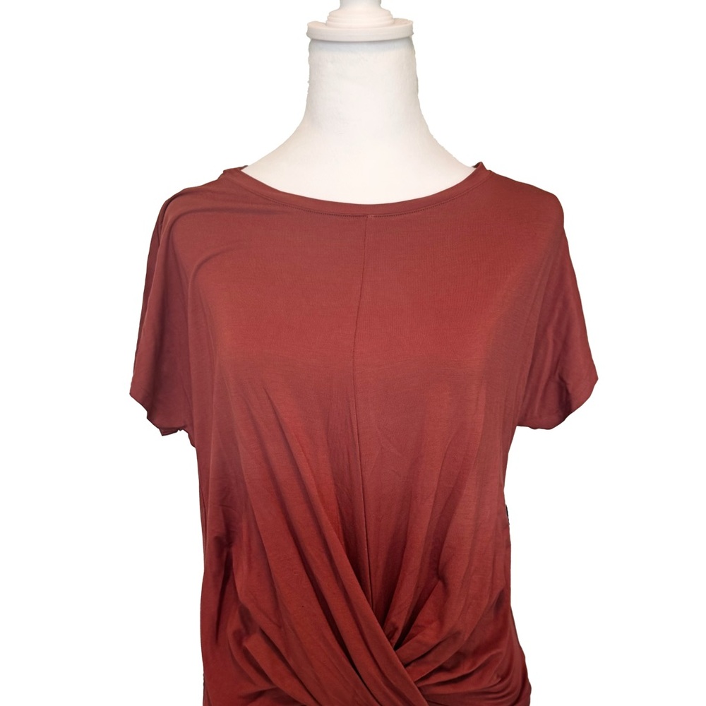 Express Rust Knot Top